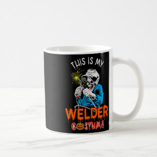 Mug Mon costume de soudeur Halloween Horreur Outils de