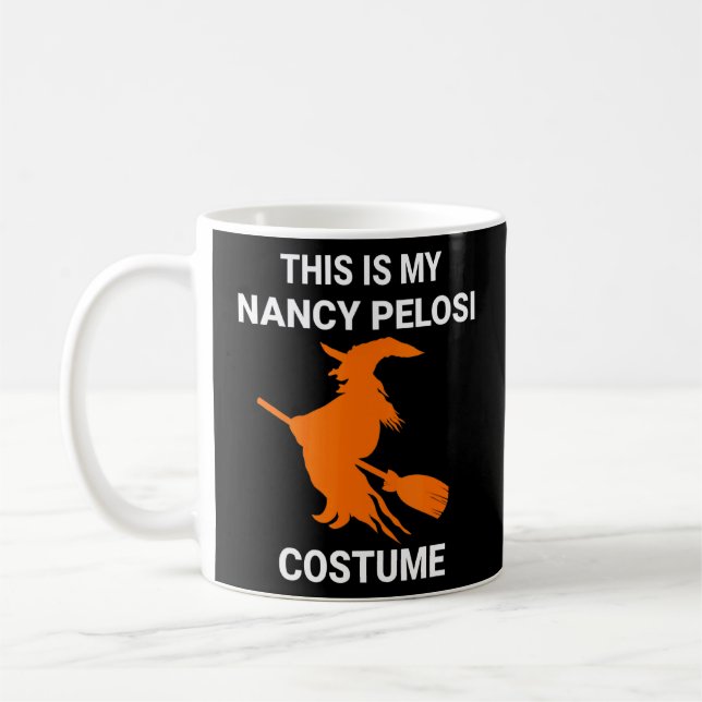 Mug Mon costume Nancy Pelosi Wicked Flying Witch Hallo (Gauche)