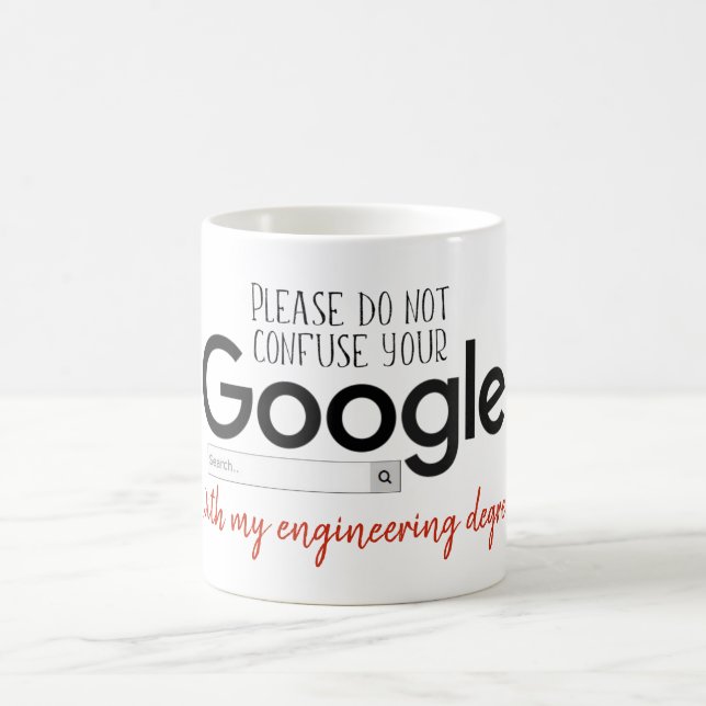 Mug Mon degré est meilleur que votre Google (Centre)