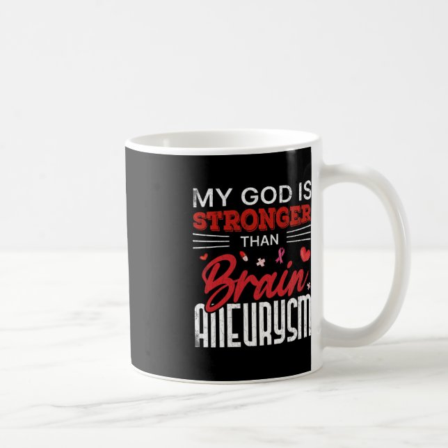 Mug Mon Dieu Est Plus Fort Que La Sensibilisation À L' (Droite)