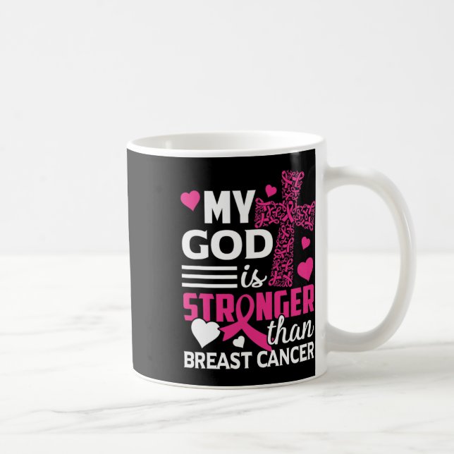 Mug Mon Dieu Est Plus Fort Que La Sensibilisation Au C (Droite)