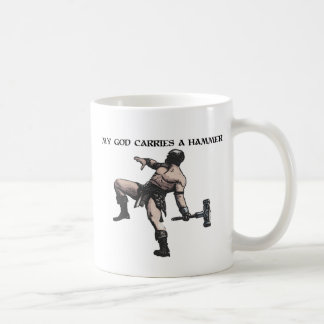 Mug Mon Dieu porte un marteau