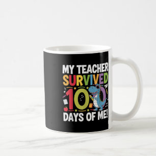 Mug Mon Enseignant A Survécu 100 Jours De Dino D'École