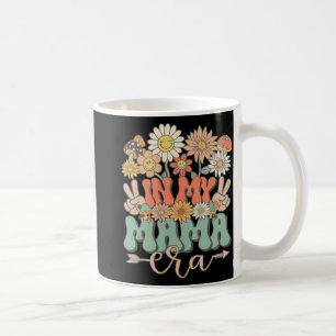 Mug Mon époque maman Floral Hippie Groovy Rétro Daisy