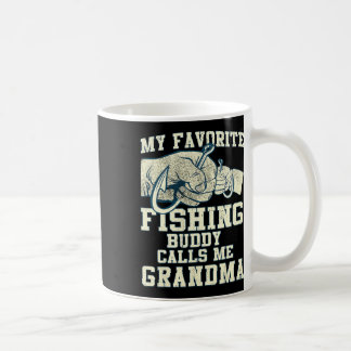 Mug Mon Épouse De Pêche Préférée M'Appelle Grand-Mère