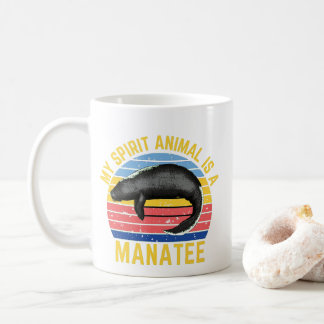 Mug Mon Esprit Animal Manatee Drôle