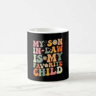 Mug Mon Fils En Droit Est Mon Enfant Favori Retro Supe