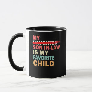 Mug Mon Fils En Droit Est Mon Enfant Préféré Amusant