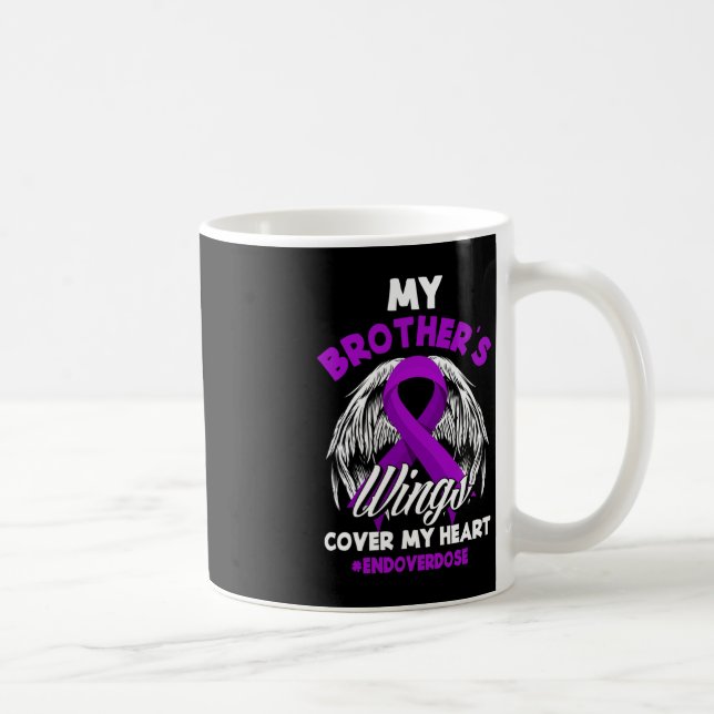 Mug Mon frère's Wings Cover My Heart End Overdose 1 (Droite)