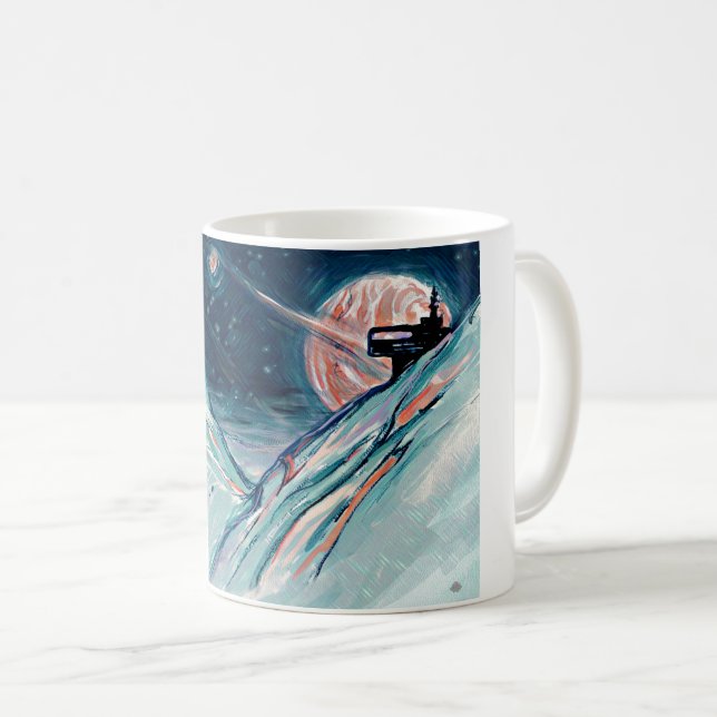 Mug Mon futur chez soi dans l'espace (Devant droit)