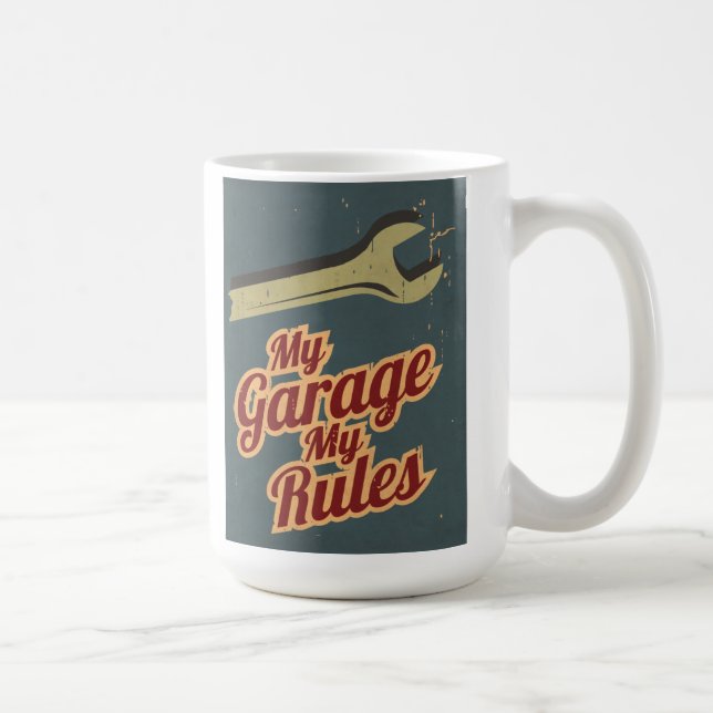 Mug Mon garage mes règles (Droite)