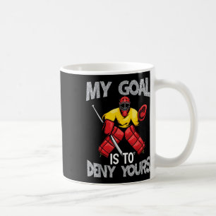 Mug Mon gardien de but disant drôle de hockey sur gazo