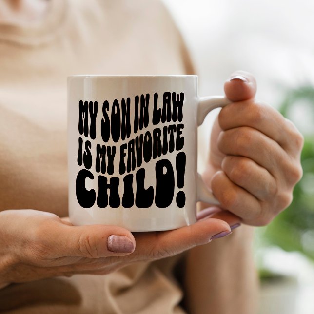 Mug Mon gendre est mon enfant préféré  (Créateur téléchargé)