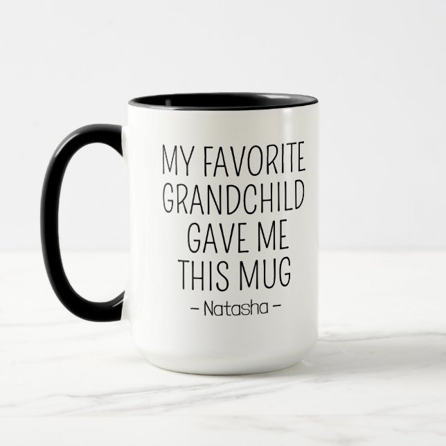 Mug Mon Grand-Père Favori Mon Petit-Enfant Favori M'A  (Gauche)