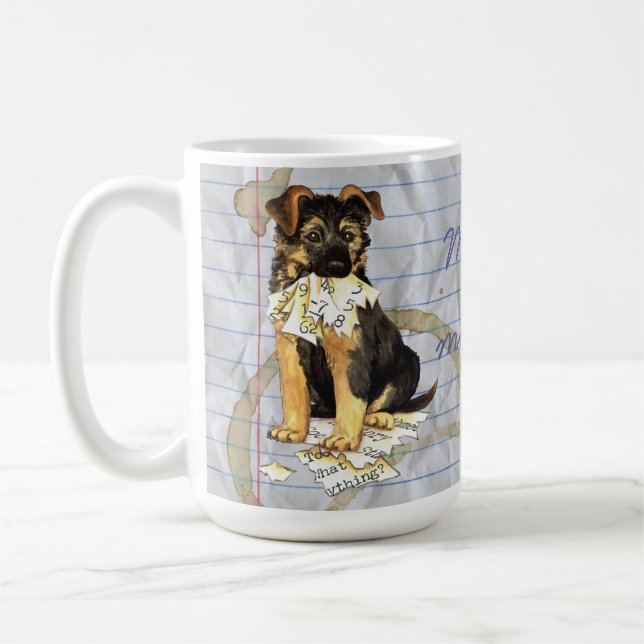 Mug Mon GSD a mangé mon plan de leçon (Gauche)