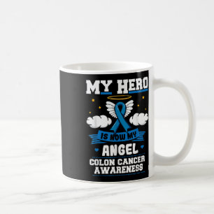 Mug Mon Héros Est Maintenant Mon Ange Colon Cancer Ble