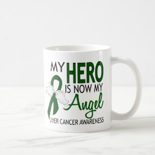 Mug Mon héros est mon Cancer de foie d'ange
