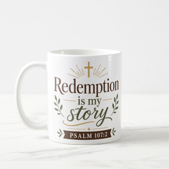 Mug Mon histoire est celle de la rédemption Citation d (Gauche)