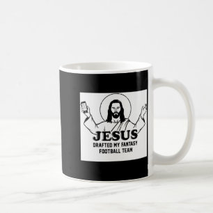 Mug Mon Jésus de maillot a drafté l'équipe de fantasy