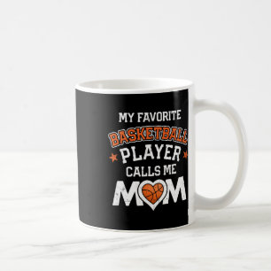 Mug Mon Joueur Bysketbyll Favori M'Appelle Maman