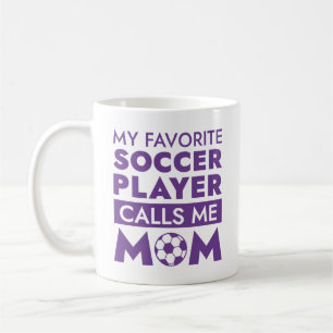 Mug Mon Joueur De Football Favori M'appelle Maman