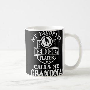 Mug Mon Joueur De Hockey Favori M'Appelle Grand-Mère I