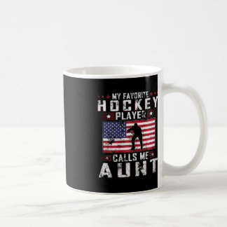 Mug Mon Joueur De Hockey Favori M'Appelle Tante Fête D