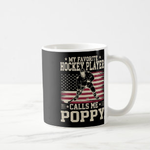 Mug Mon joueur de hockey préféré m'appelle Poppy Drape