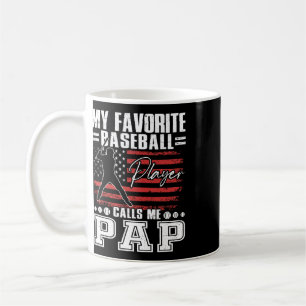 Mug Mon Joueur De Vente Préféré M'appelle Pap Drapeau