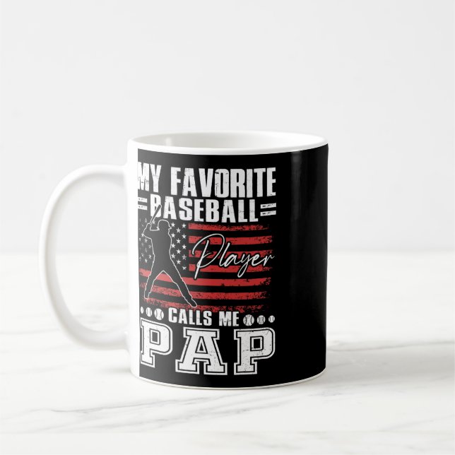 Mug Mon Joueur De Vente Préféré M'appelle Pap Drapeau  (Gauche)