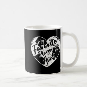 Mug Mon Joueur Favori M'appelle Tante Soccer Heart