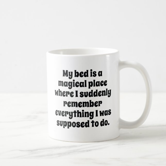 Mug Mon Lit Est Un Endroit Magique (Droite)
