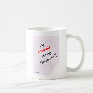 Mug Mon Malinois Belge a Mangé Mon Devoir