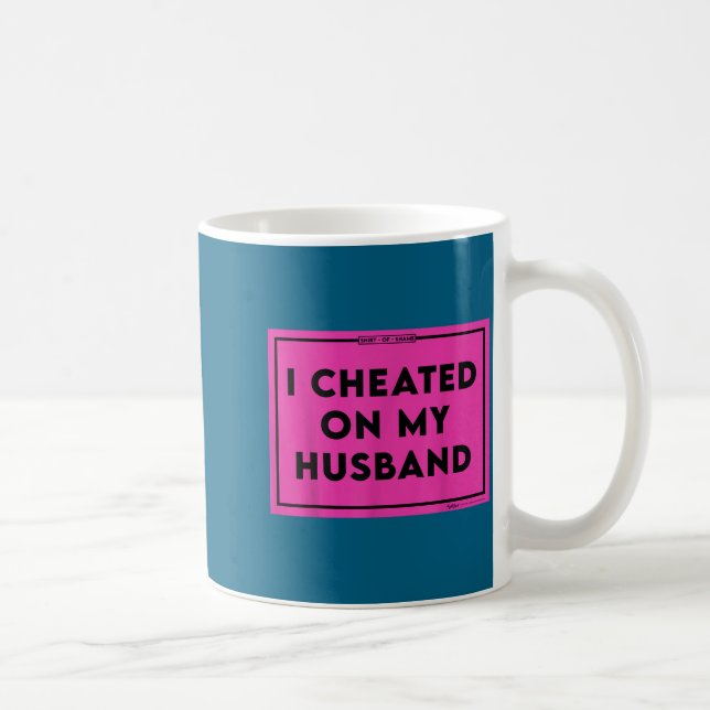Mug Mon mari trompé humilié (Droite)
