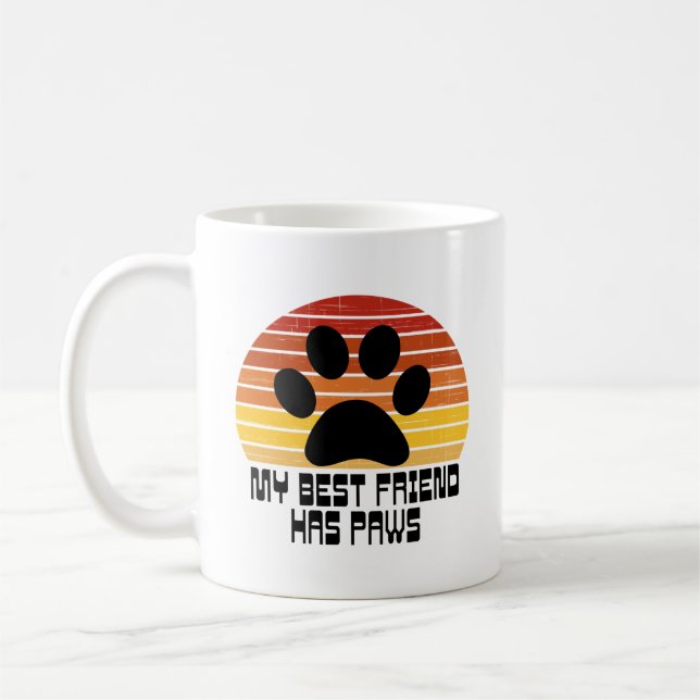 Mug Mon meilleur ami a des pattes (Gauche)
