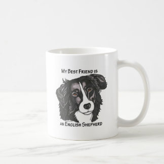 Mug Mon meilleur ami est un berger anglais noir et