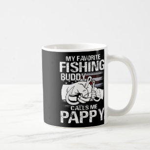 Mug Mon meilleur copain de pêche m'appelle Pappy 