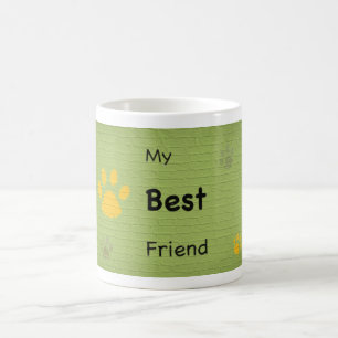 Mug Mon meilleur Empreinte de patte Graffiti
