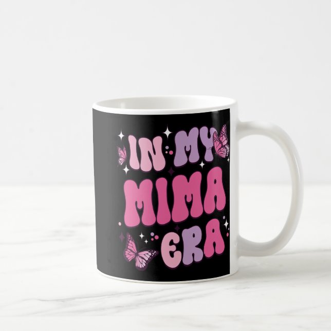 Mug Mon Mima Era Funny Papillon Super Retro Mères D (Droite)