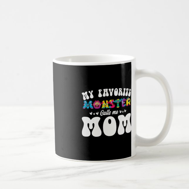 Mug Mon Monstre Favori M'Appelle Maman Fun Mère Hallow (Droite)