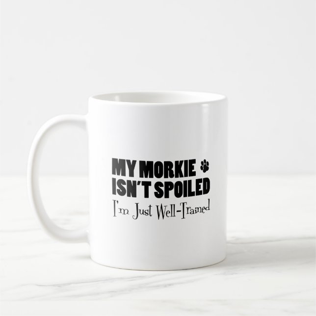 Mug Mon Morkie est non corrompu moi suis simplement (Gauche)