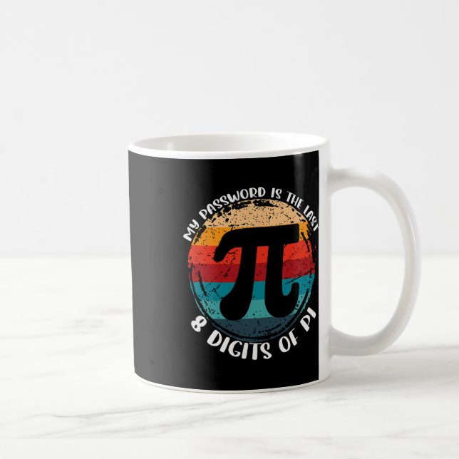 Mug Mon Mot Est Les 8 Chiffres Derniers Des Enseignant (Droite)