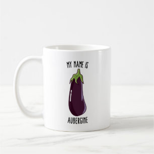 Mug Mon Nom Est Eggplant - Funny Eggplant