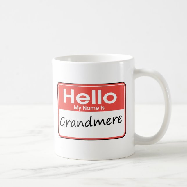 Mug Mon nom est Grandmere (Droite)