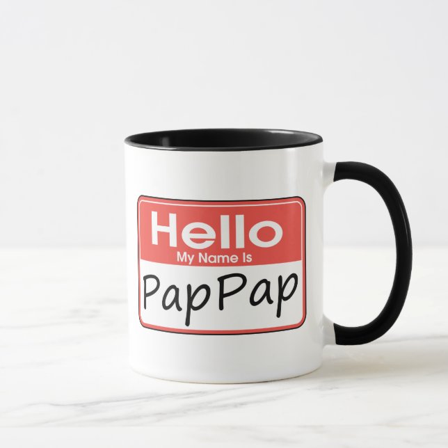 Mug Mon nom est PapPap (Droite)