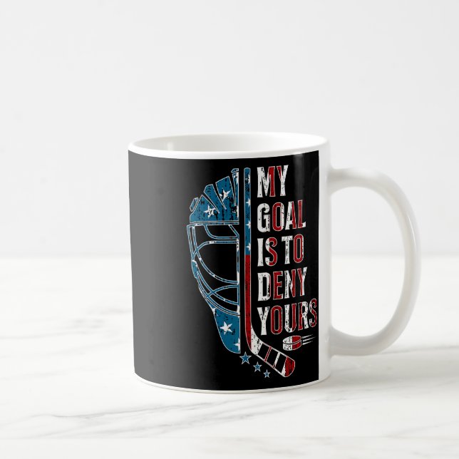 Mug Mon objectif est de nier le tien Drôle de gardien  (Droite)