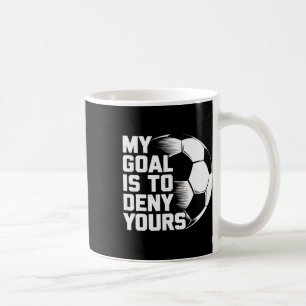 Mug Mon objectif est de nier le vôtre Football _1