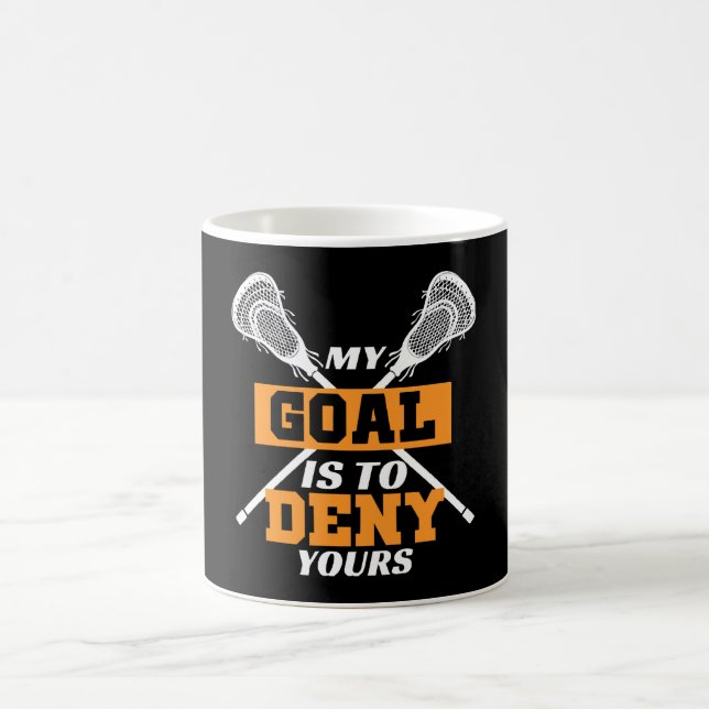 Mug Mon objectif est de nier le vôtre Lacrosse (Centre)