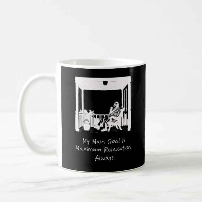 Mug Mon objectif principal est la relaxation maximale  (Gauche)
