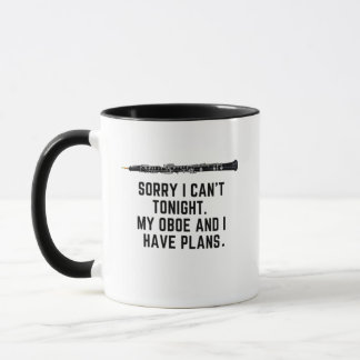Mug Mon Oboe Et Moi Avons Des Plans Drôle Citation Obo